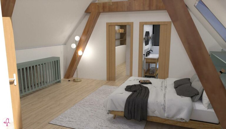 decoration combles chambre