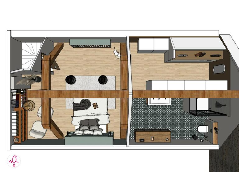 decoration combles plan